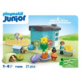 PLAYMOBIL Junior - Dierenpension met voedseldispenser Constructiespeelgoed 71690