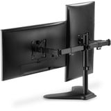 Digitus Universal Dual Monitor Stand voet Zwart (mat)