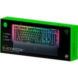 Razer BlackWidow V4, gaming toetsenbord Zwart, US lay-out, Razer Green, RGB leds, Doubleshot ABS