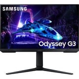 SAMSUNG Odyssey G3 G30D 24" Gaming monitor Zwart, HDMI, DisplayPort, 180 Hz