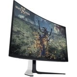 Alienware AW3225QF 32" 4K UHD Curved gaming monitor Wit/zwart, 240Hz, DisplayPort, HDMI, USB, NVIDIA G-SYNC