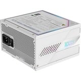 GIGABYTE GP-AE1000PM PG5 ICE, 1000 Watt voeding  Wit, 6x PCIe, 1x 12VHPWR, Kabelmanagement