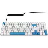 Sharkoon SKILLER SGK50 S2 PBT, gaming toetsenbord Wit, BE Lay-out, Gateron G Pro 3.0 Yellow, RGB leds, Hot-swappable