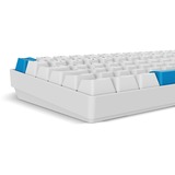 Sharkoon SKILLER SGK50 S2 PBT, gaming toetsenbord Wit, BE Lay-out, Gateron G Pro 3.0 Yellow, RGB leds, Hot-swappable