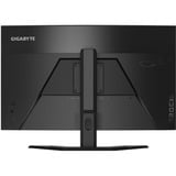 GIGABYTE G32QC A 32" Curved gaming monitor Zwart, 2x HDMI, 1x DisplayPort, 2x USB-A 3.2 (5 Gbit/s), 1x USB-B, 165 Hz