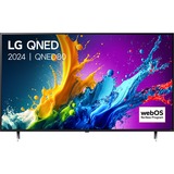 LG 86QNED80T6A 86" Ultra HD Led-tv Zwart, 3x HDMI, 2x USB-A, Optisch, CI, Bluetooth, LAN, WLAN, HDR10