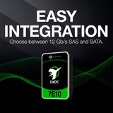 Seagate Exos 7E10 2 TB harde schijf SATA/600