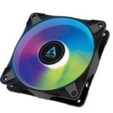 ARCTIC P12 PWM PST A-RGB case fan Zwart, 4-pins PWM fan-connector