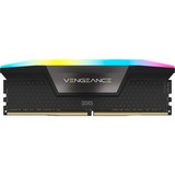 Corsair 64 GB DDR5-6600 Kit werkgeheugen Zwart, Vengeance RGB, XMP 3.0