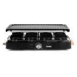 Domo Raclette-grill DO9261G gourmetstel Zwart/houtkleur