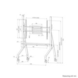 Neomounts FL50-525WH1 vloersteun tv-vloerstandaard Wit