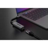 Sitecom USB-C naar Ethernet 1 Gigabit adapter Grijs, 0,15 meter