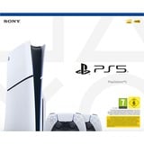 Sony PlayStation 5 Console (Slim) + Twee DualSense Draadloze Controllers spelconsole Wit/zwart