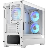 Fractal Design Pop Mini Air RGB White TG Clear Tint midi tower behuizing Wit | 2x USB-A | RGB | Window