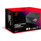 ASUS ROG STRIX 1000W Gold Aura Edition voeding  Zwart, 5x PCIe, Kabelmanagement