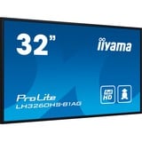 iiyama ProLite LH3260HS-B1AG 32" Public Display Zwart, HDMI, WiFi, USB, Audio, Android 