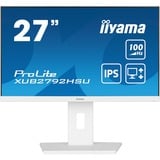 iiyama ProLite XUB2792HSU-W6 27" monitor Wit, HDMI, DisplayPort, USB, Audio