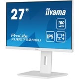 iiyama ProLite XUB2792HSU-W6 27" monitor Wit, HDMI, DisplayPort, USB, Audio