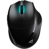 Sharkoon OfficePal M25W muis Zwart, 400 - 4000 dpi, RGB, 2,4 GHz / USB