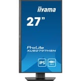 iiyama ProLite XUB2797HSN-B1 27" monitor Zwart, 100 Hz, HDMI, DisplayPort, USB-C, RJ45 (LAN), Audio