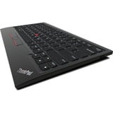 Lenovo ThinkPad TrackPoint II, toetsenbord Zwart, BE Lay-out, Scissor switches, Bluetooth, 75%