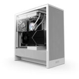 NZXT H5 Flow v2 midi tower behuizing Wit | 1x USB-A | 1x USB-C | Tempered Glass