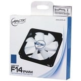 Arctic F14 PWM PST case fan Zwart/wit, PWM-aansluiting, Retail