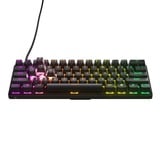 SteelSeries Apex Pro Mini, gaming toetsenbord Zwart, FR lay-out, SteelSeries OmniPoint 2.0, 60%, RGB leds, Double Shot PBT Keycaps