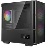 DeepCool CH360 DIGITAL mini tower behuizing Zwart | 1x USB-A | 1x USB-C | RGB | Window