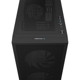 DeepCool CH360 DIGITAL mini tower behuizing Zwart | 1x USB-A | 1x USB-C | RGB | Window