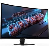 GIGABYTE GS32QCA 31.5" Curved gaming monitor Zwart, 180 Hz, HDMI, Displayport, AMD Free-Sync