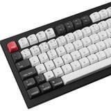 Keychron Q1 HE-H1 QMK, toetsenbord Zwart, BE Lay-out, Gateron Double-Rail Magnetic Nebula, RGB leds, 75%, Hot-swappable, Bluetooth, 2.4GHz