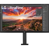 LG 32UN880P-B 31.5" 4K UHD monitor Zwart, 2x HDMI, 1x DisplayPort, USB-A, USB-C