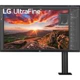 LG 32UN880P-B 31.5" 4K UHD monitor Zwart, 2x HDMI, 1x DisplayPort, USB-A, USB-C