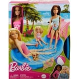 Mattel Blonde pop met zwembad en glijbaan 