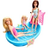 Mattel Blonde pop met zwembad en glijbaan 