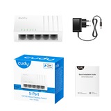 Cudy 5-Port 10/100 Mbps Unmanaged Switch Wit