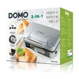 Domo Snackmaker 3-in-1: croque-wafel-grill DO9136C Grijs