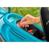 GARDENA Accugrasmaaier PowerMax 30/18V P4A Set Zwart/turquoise, Incl. Li-Ion Accu 4,0Ah, POWER FOR ALL ALLIANCE