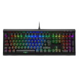 Sharkoon SKILLER SGK40, gaming toetsenbord Zwart, BE Lay-out, Huano Red, RGB leds