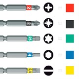 Wera Kraftform Kompakt 838 RA S Set 1 bitset Zwart/groen, 14‑delig