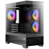 Antec CX500M RGB mini tower behuizing Zwart | 3x USB-A | Tempered Glass