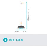 GARDENA Cleansystem reinigingsset met harde steel, voor niet-gevoelige oppervlakken wasborstel Grijs/turquoise, 18828-20