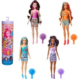 Mattel Barbie Color Reveal met hip thema en 6 verrassingen Pop met kleurverandering, Assortiment product