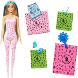 Mattel Barbie Color Reveal met hip thema en 6 verrassingen Pop met kleurverandering, Assortiment product