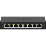 Netgear 8-poorts Gigabit Ethernet Plus-switch (GS308Ev4) Zwart, Unmanaged