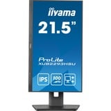 iiyama ProLite XUB2293HSU-B6 21.5" monitor Zwart, 100Hz, HDMI, DisplayPort, USB, Audio, AMD Free-Sync