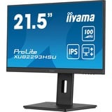 iiyama ProLite XUB2293HSU-B6 21.5" monitor Zwart, 100Hz, HDMI, DisplayPort, USB, Audio, AMD Free-Sync