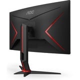 AOC C27G2Z3/BK 27" Curved gaming monitor Zwart/rood, 280Hz, HDMI, DisplayPort