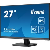 iiyama ProLite XU2793QSU-B6 27" monitor Zwart, 100Hz, HDMI, DisplayPort, USB, Audio, AMD FreeSync 